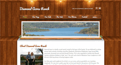 Desktop Screenshot of diamondacresranch.com