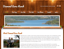 Tablet Screenshot of diamondacresranch.com